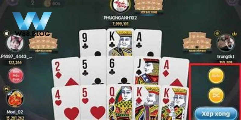 Mẹo chơi xập xám - Hướng Dẫn Từ A Đến Z Cho Newbie Tại W88 2 Ghép bài thông minh giúp quân bài mạnh hơn