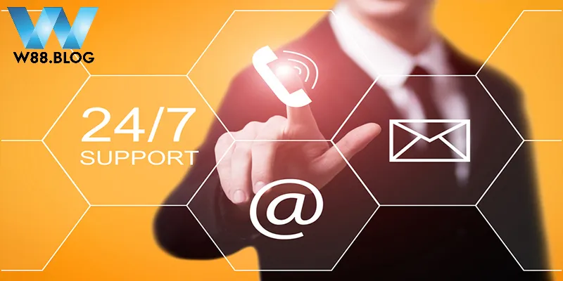 W88 đưa ra những chính sách chăm sóc khách hàng 2 Giải quyết nhanh gọn mọi vấn đề 24/7