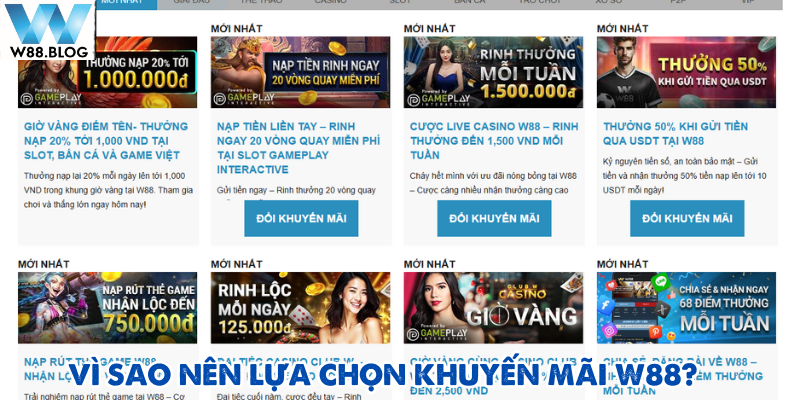 Mọi thắc mắc liên quan đến khuyến mãi W88 đều được giải đáp kịp thời